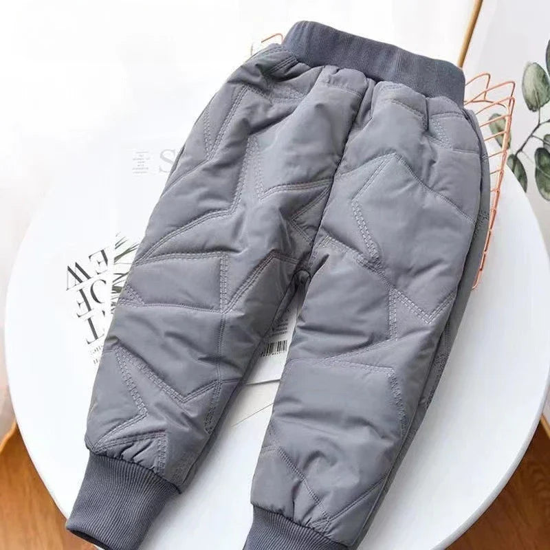 Kids Winter Thermal Pants – Cotton Padded Warm Trousers