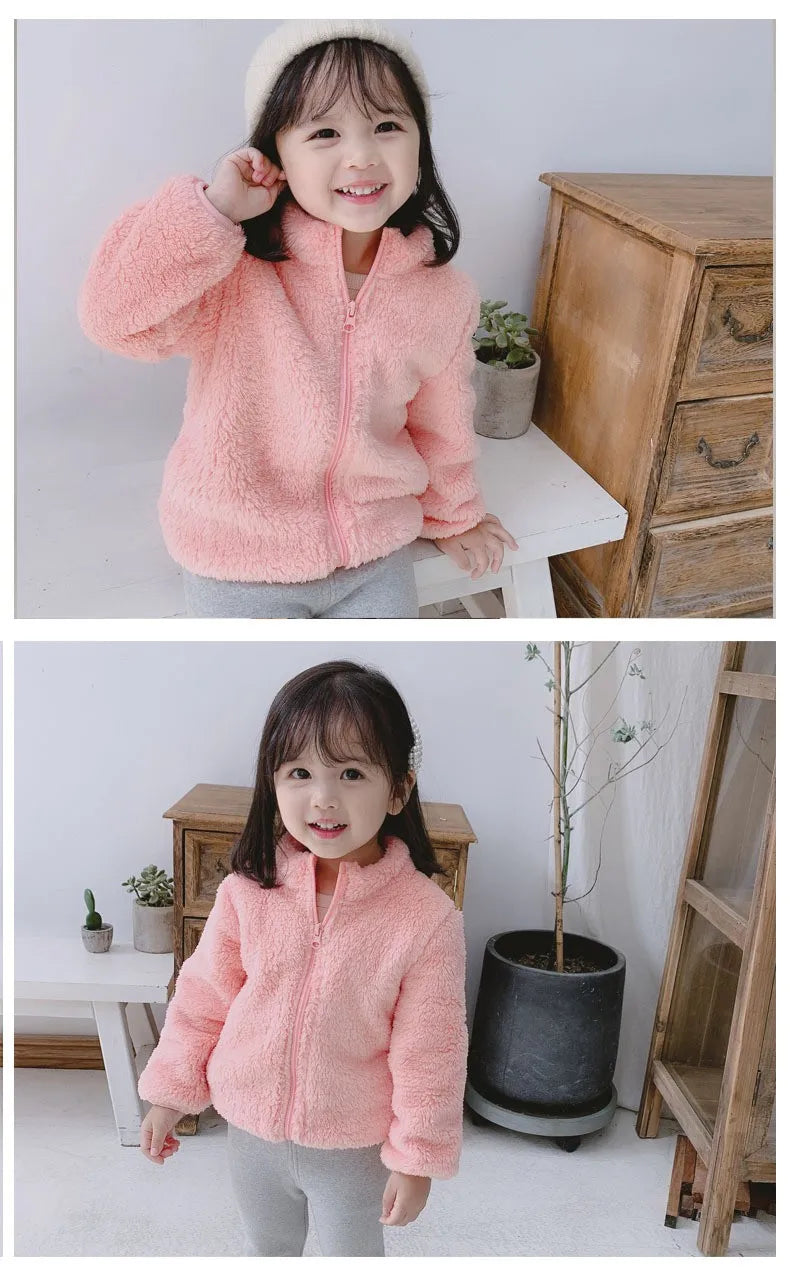 Kids Winter Coat – Warm Fleece Jacket