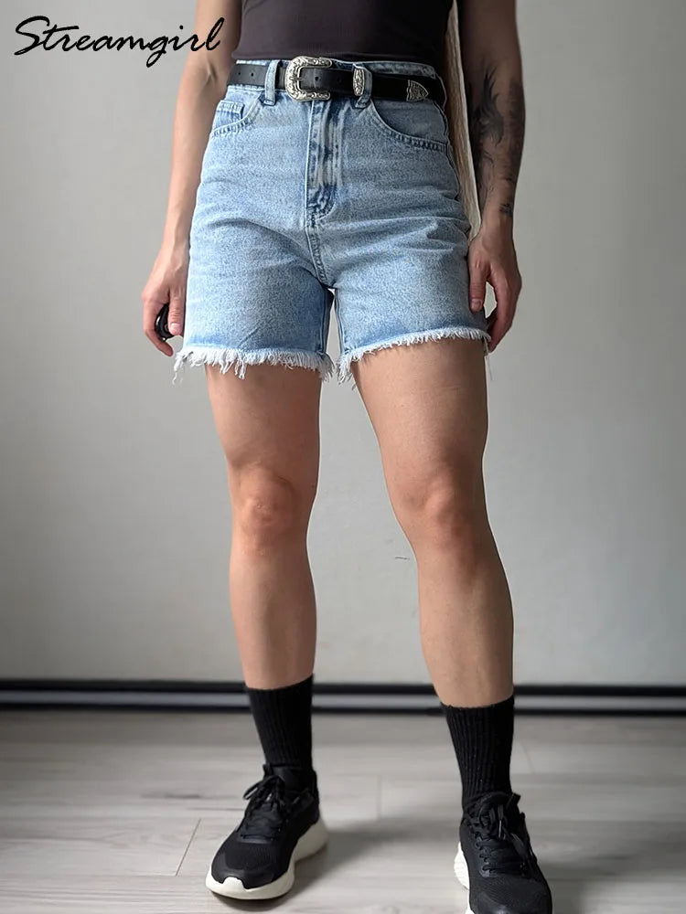 Women's Denim Shorts High Waist