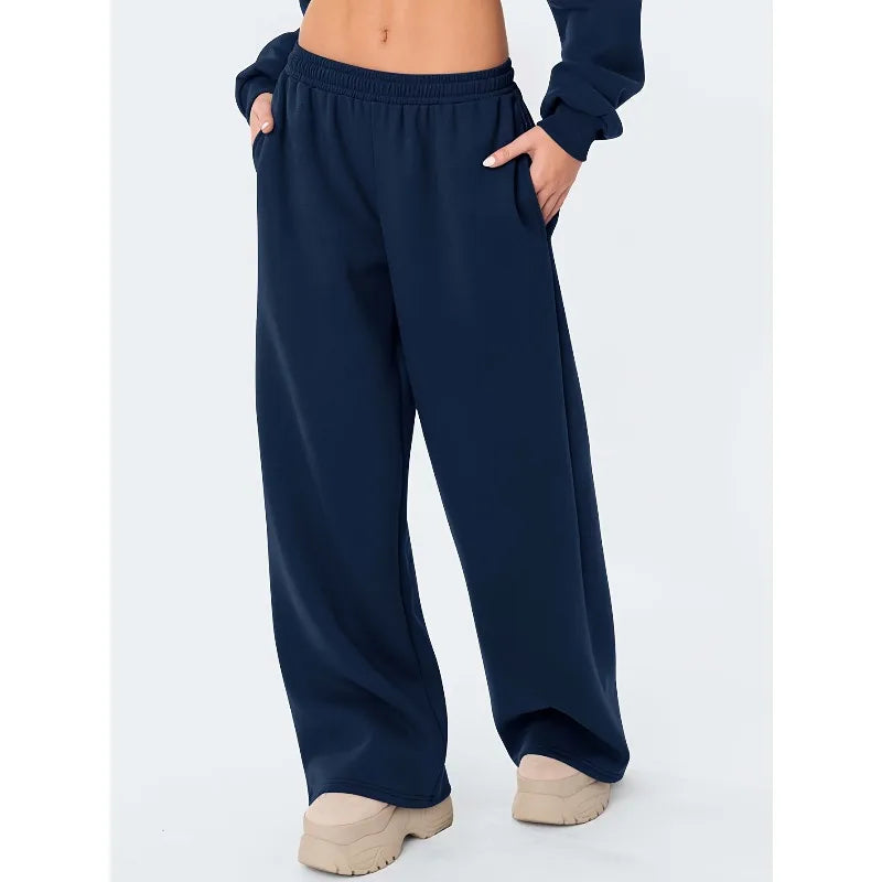 Women's wide-leg casual  loose fit pants
