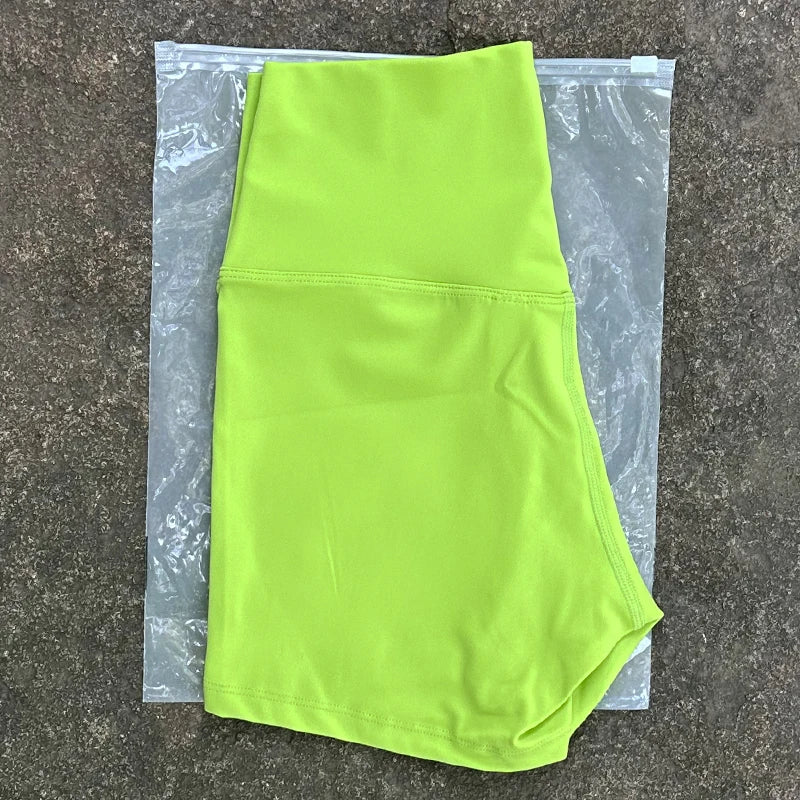 Women Sports Shorts High Waist Slim Fit