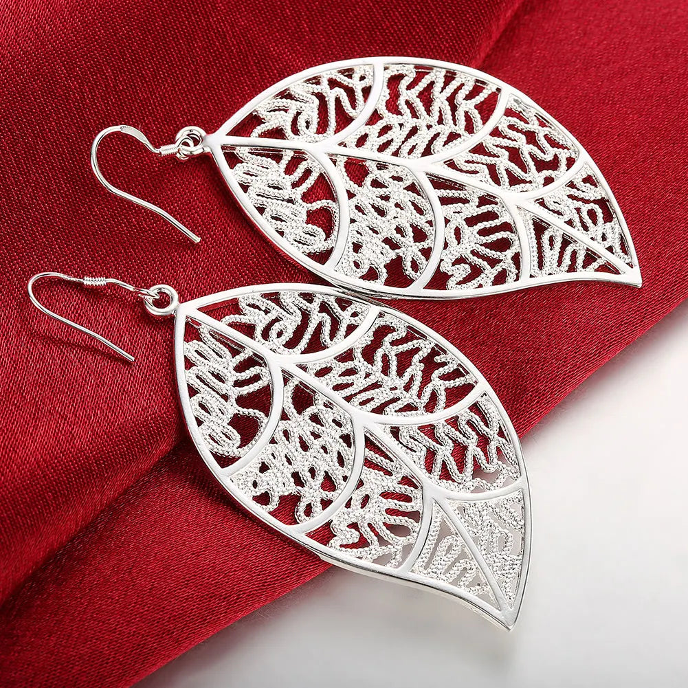 Sterling Silver Earrings Simple Round Circle Hoop Earrings for Woman