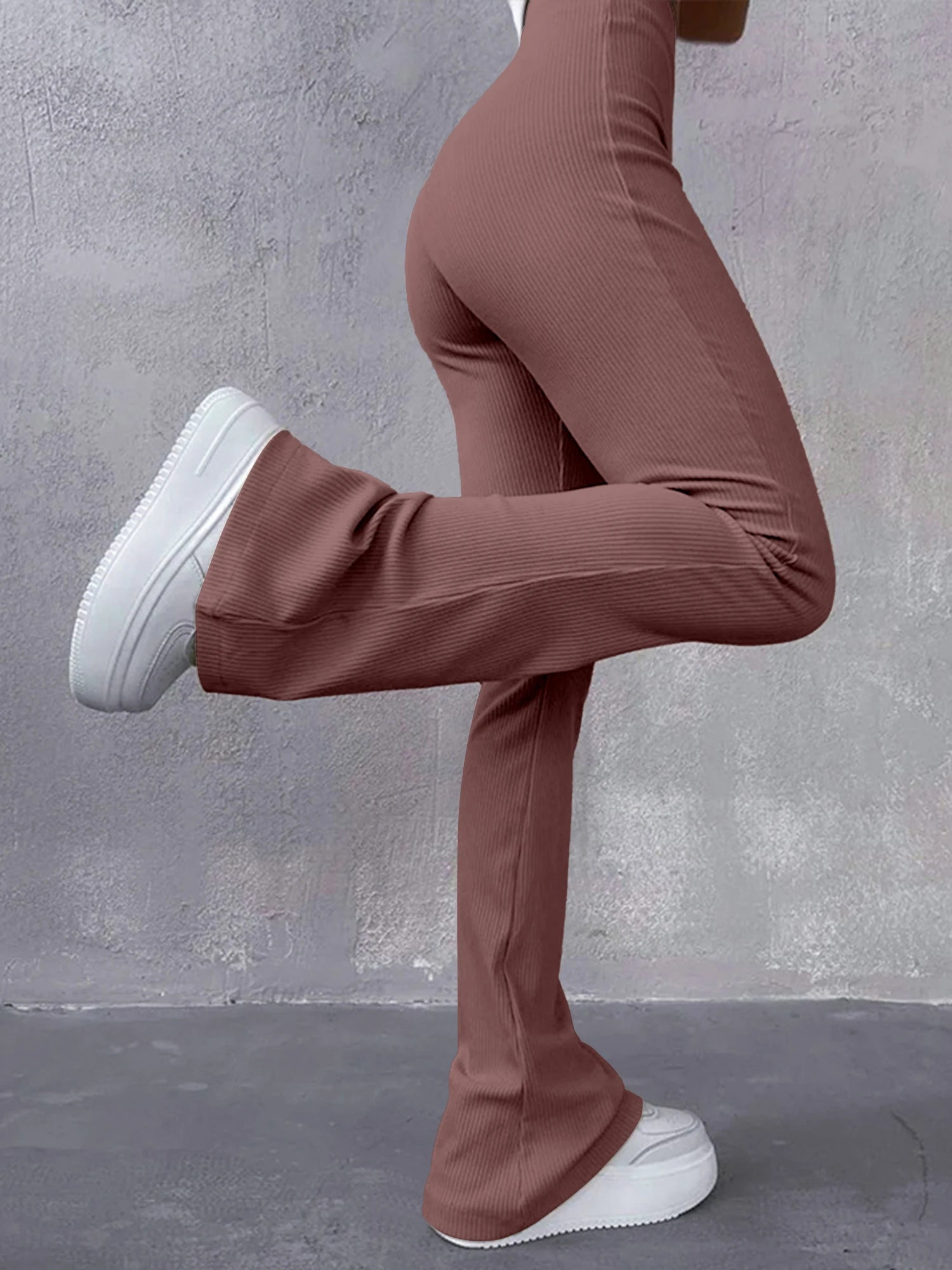 High Waisted Flared Women's Pants