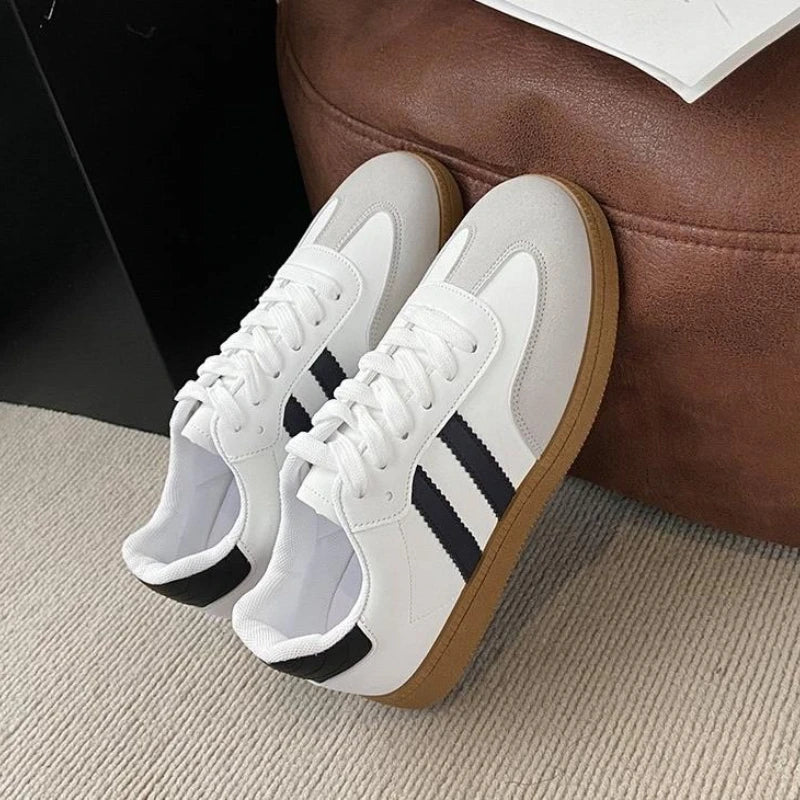 Women's Tennis Sneaker Fashion Lace-up Shoes
