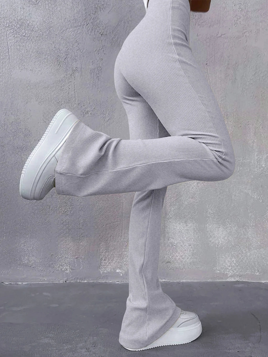 High Waisted Flared Women's Pants