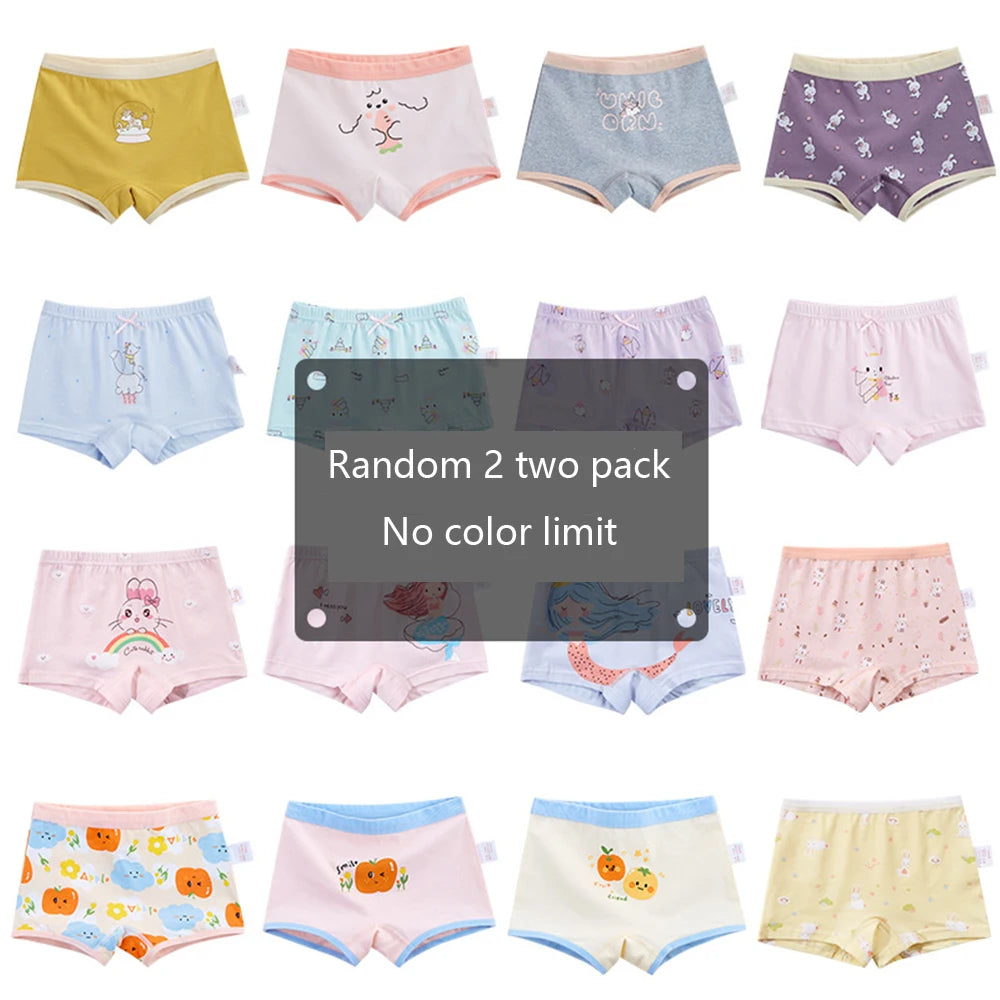 Girl's Cotton Underwear 4Pcs/lot