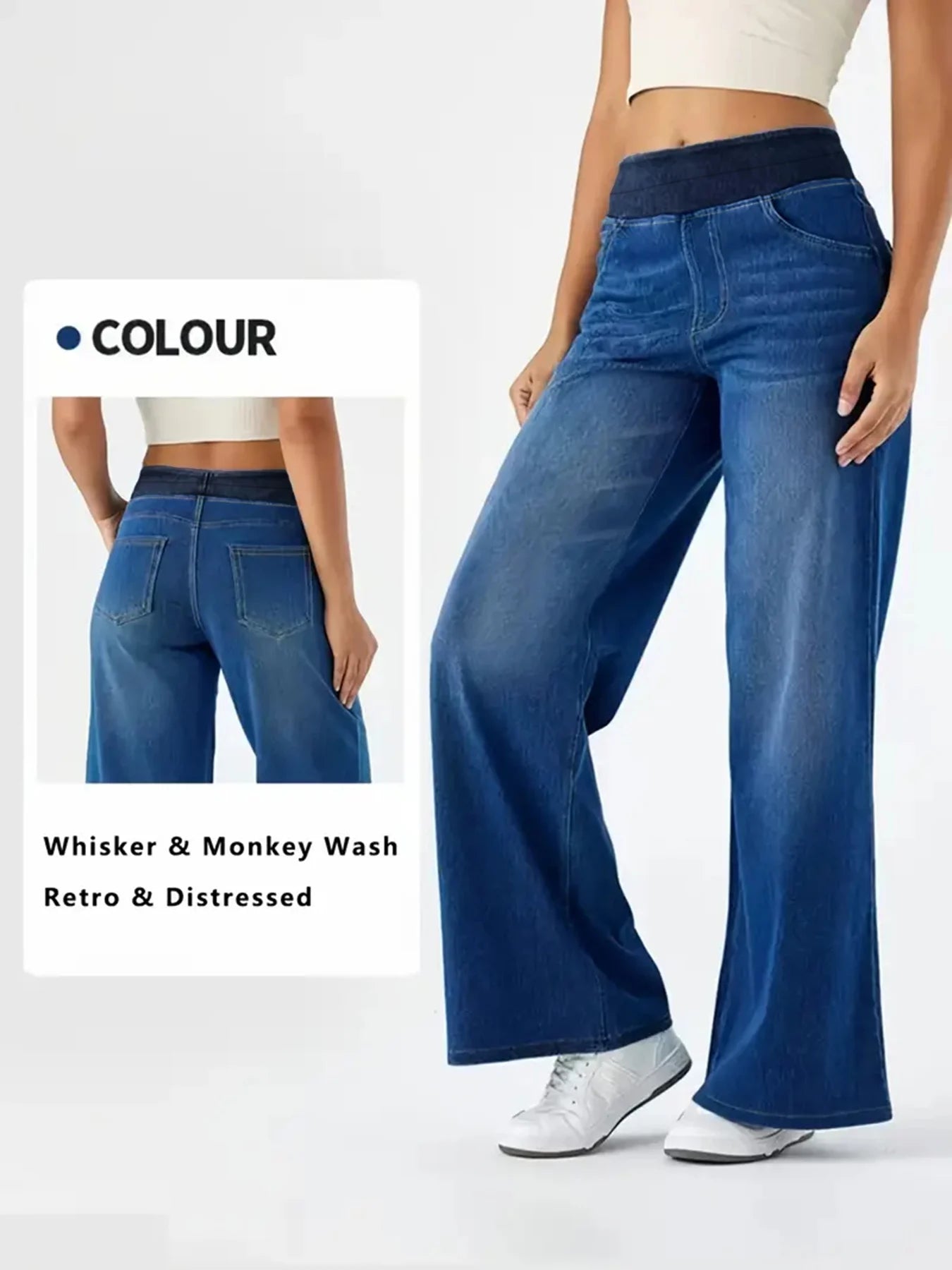 Women's Elastic High Waist Stretch Pants