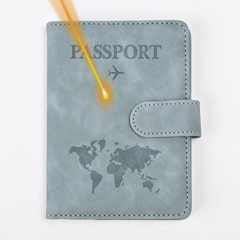 Monogrammed Engraved Name Passport Cover