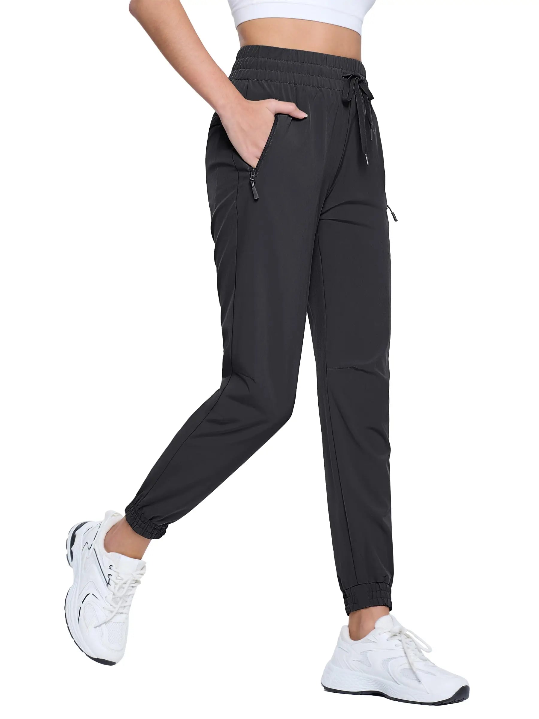 Women's Quick Dry Hiking Pants, Drawstring Waist