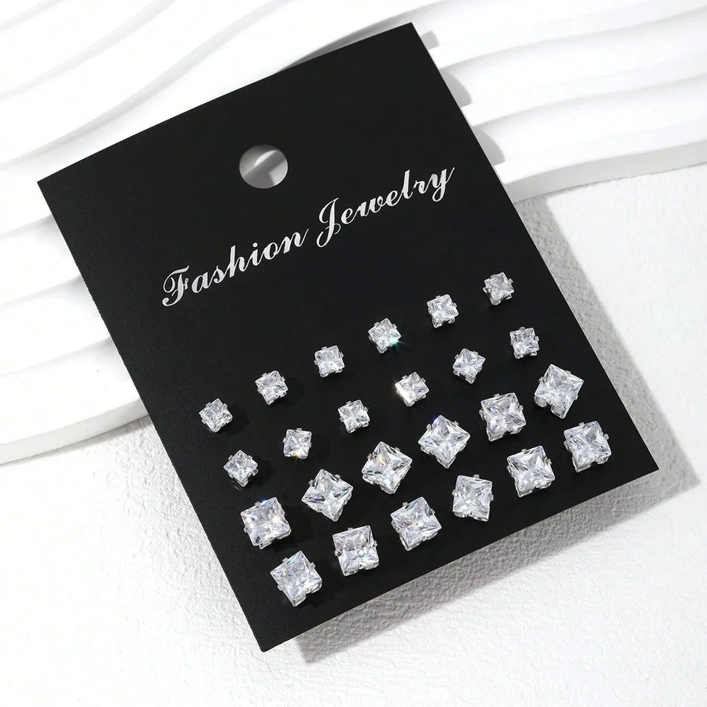 Women's 12 Pairs Of Decorative Earrings