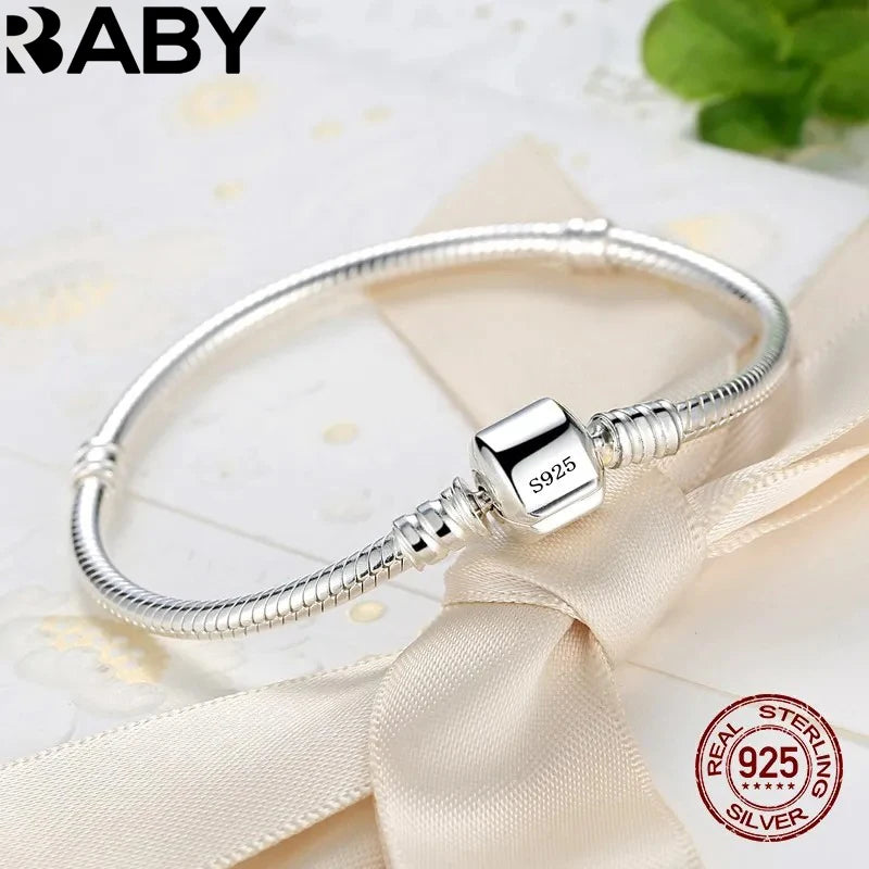 Women's 925 Sterling Silver Charm Bracelet