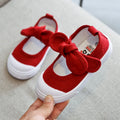 Girls Canvas Shoes Fashion Bowknot