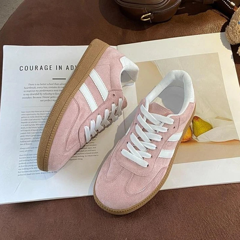 Women's Tennis Sneaker Fashion Lace-up Shoes