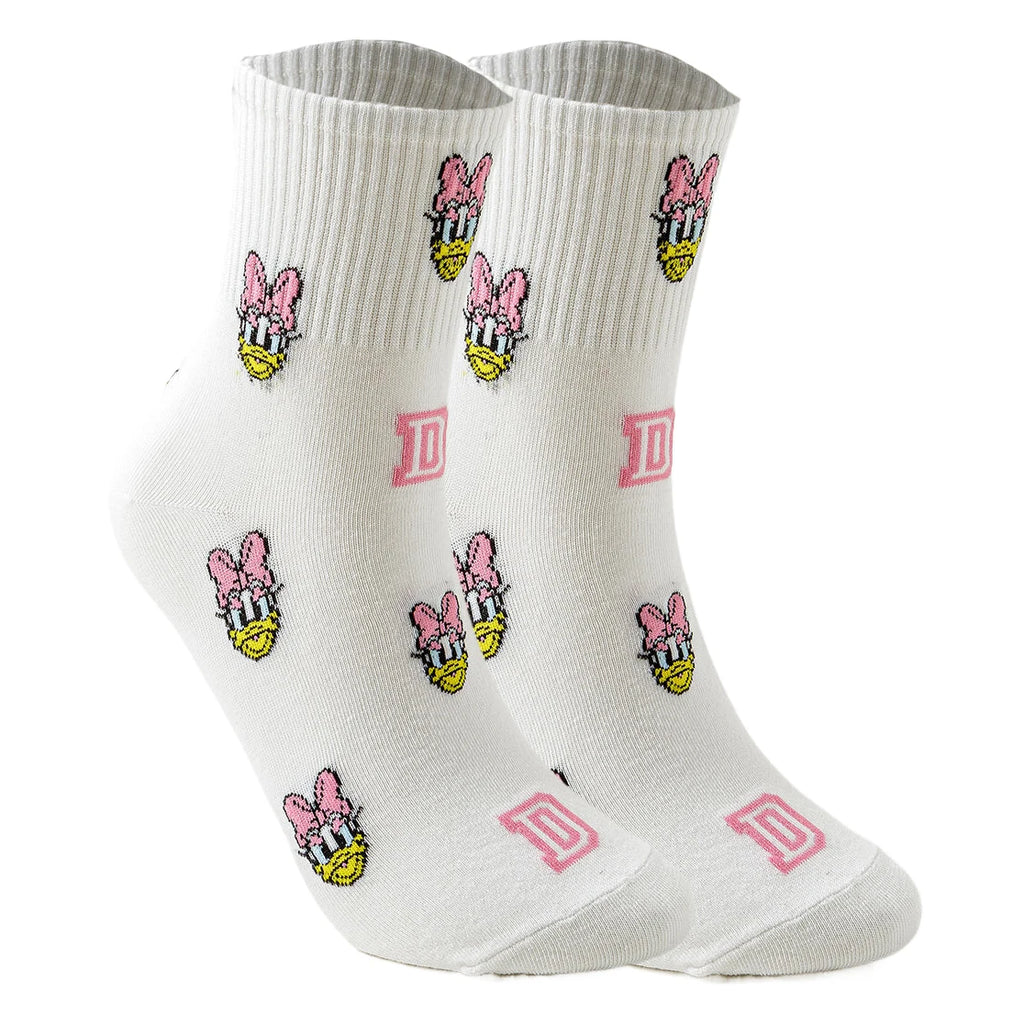 Men's and Women's Cartoon Crew Socks