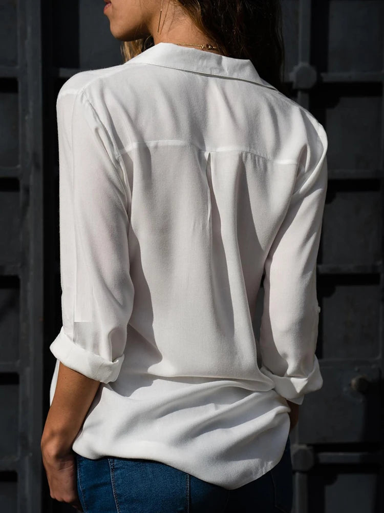 Women's Chiffon Loose Style Blouse