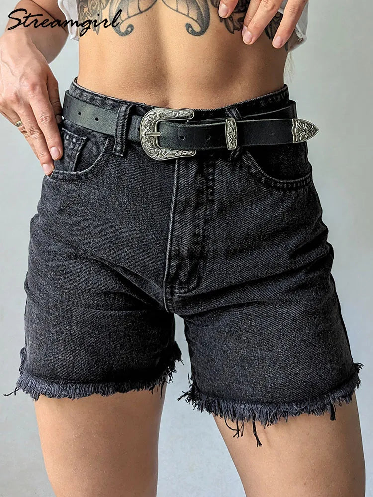 Women's Denim Shorts High Waist