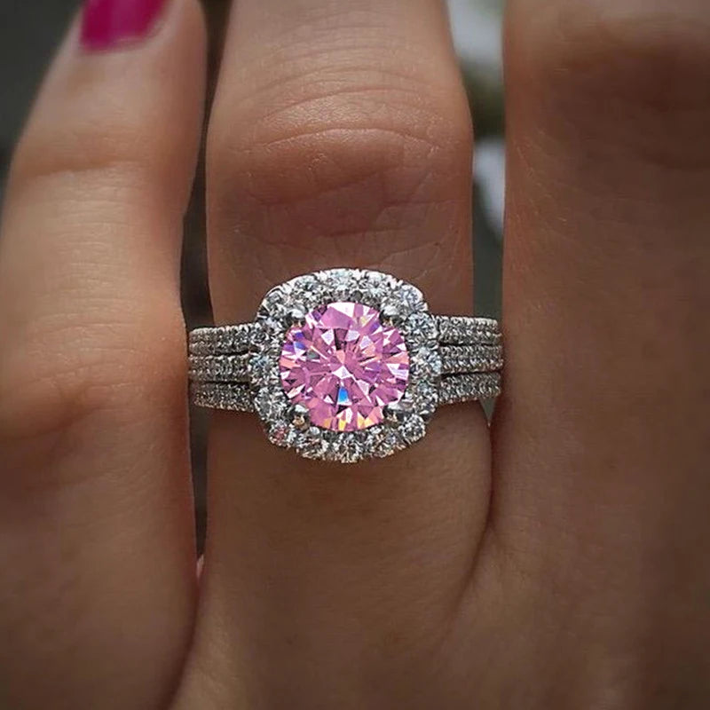 Women's Rings with Brilliant Cubic Zirconia Luxury
