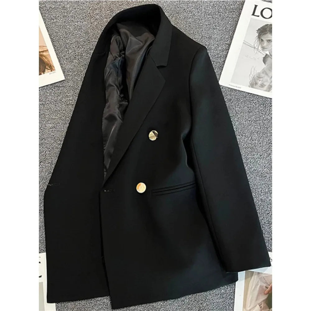 Women's Double Breasted Blazer Jacket