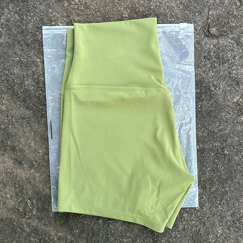 Women Sports Shorts High Waist Slim Fit