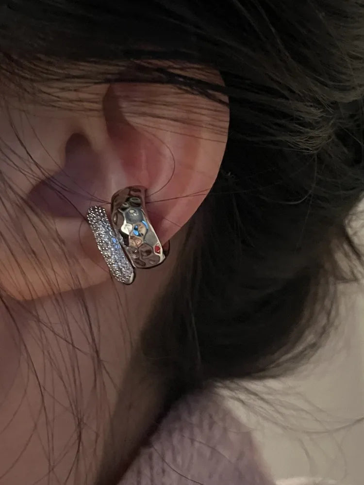 Women's Crystal Tassel Non-Piercing Cuff Earring