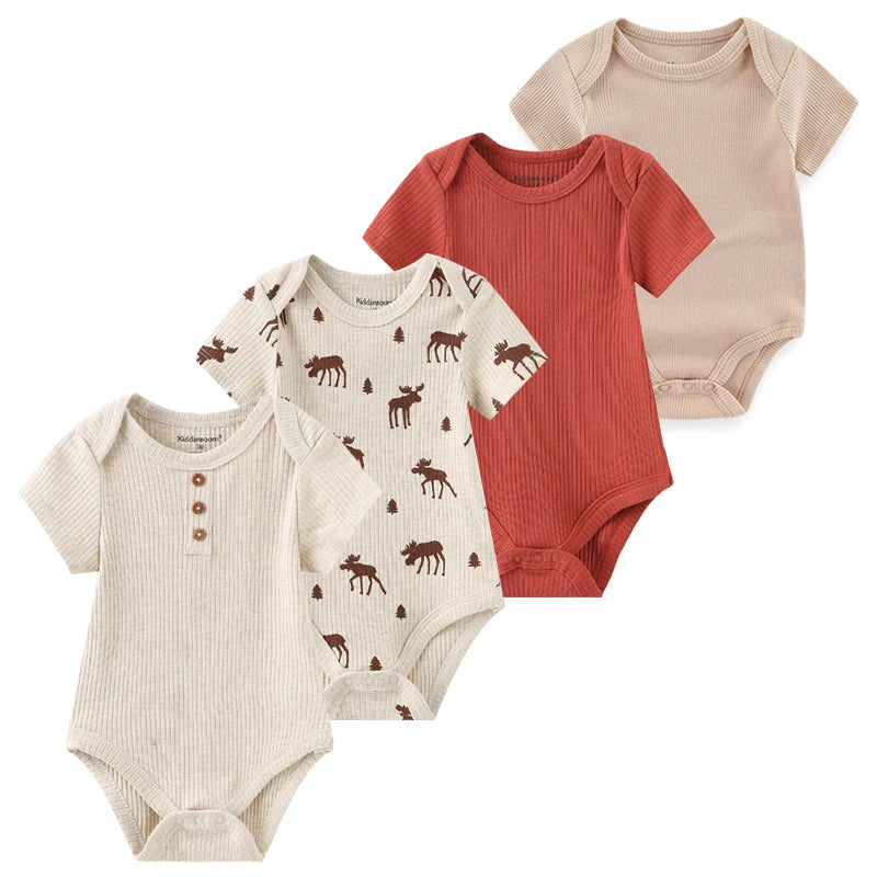 4Pieces Newborn Baby Boy, Baby Girl Outfits