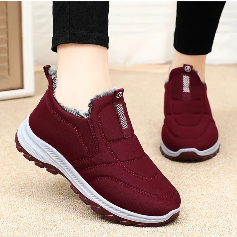Winter Women Boots Outdoor Snow Boots Warm Lightweight Cotton Boot Non-Slip