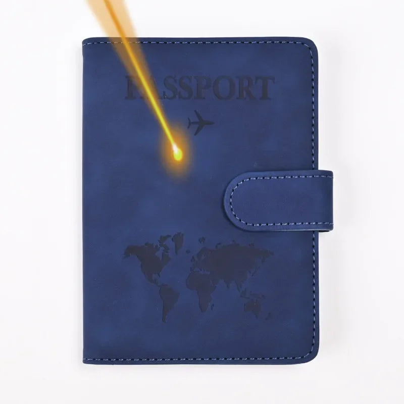 Monogrammed Engraved Name Passport Cover