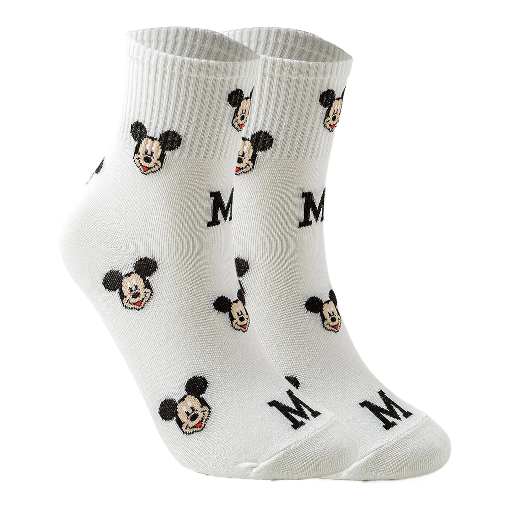 Men's and Women's Cartoon Crew Socks