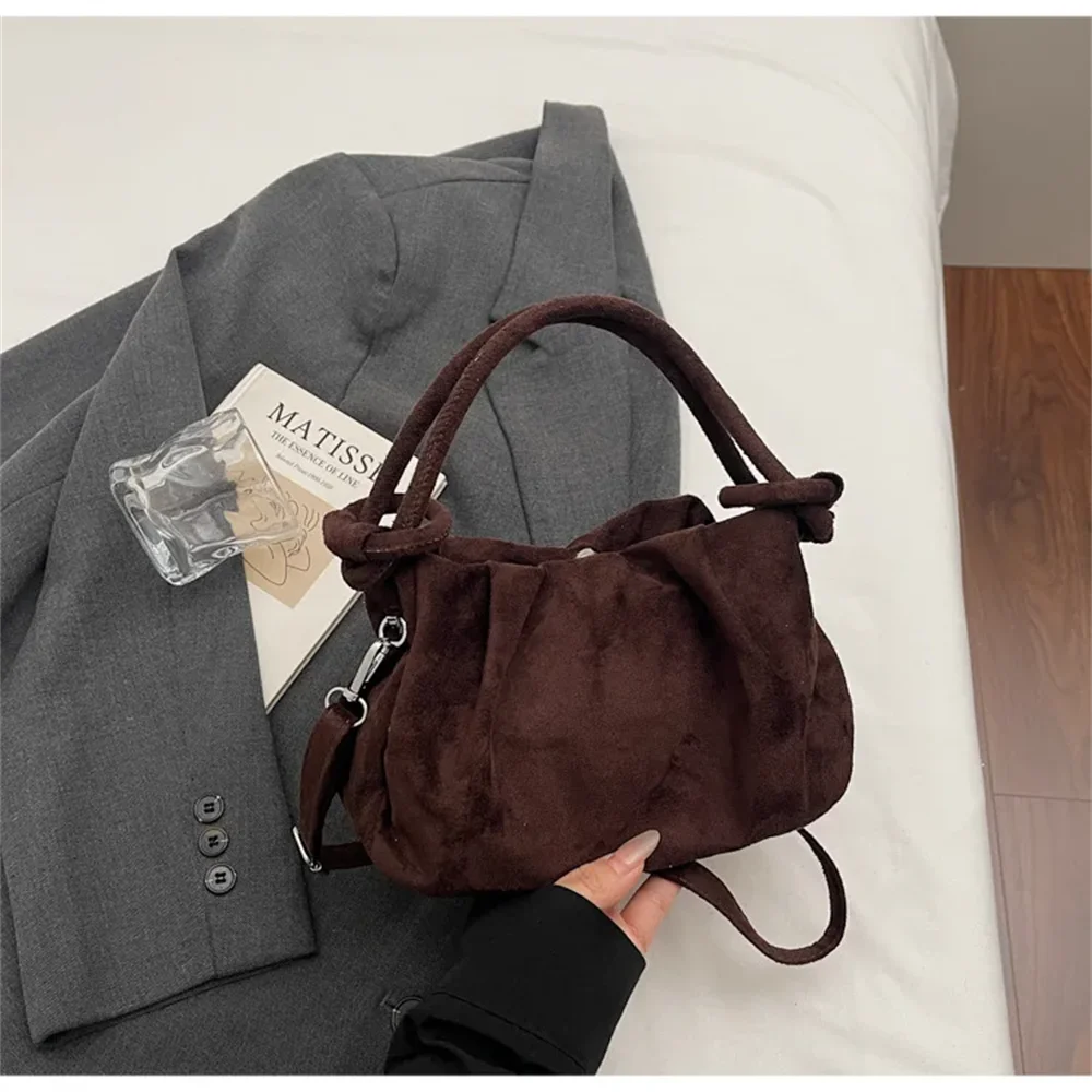 Retro Suede Crossbody Women's Bag