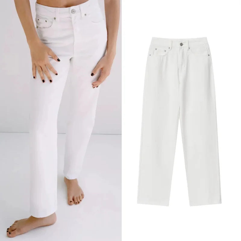 High Waist Loose Comfortable Women's Jeans