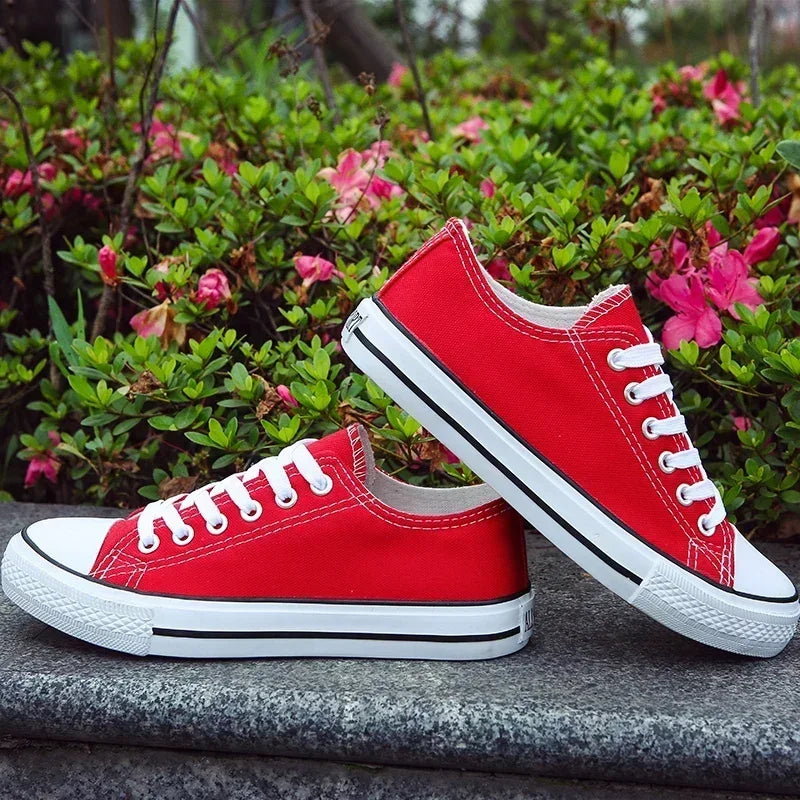Men's Canvas Shoes Lace-up Athletic Leisure Sneaker