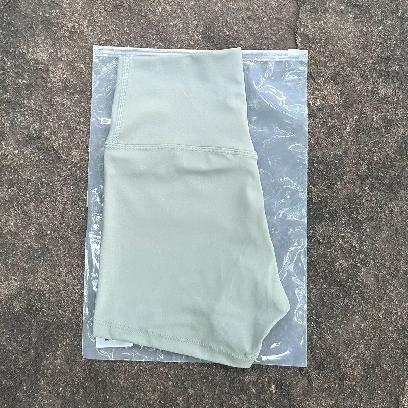 Women Sports Shorts High Waist Slim Fit