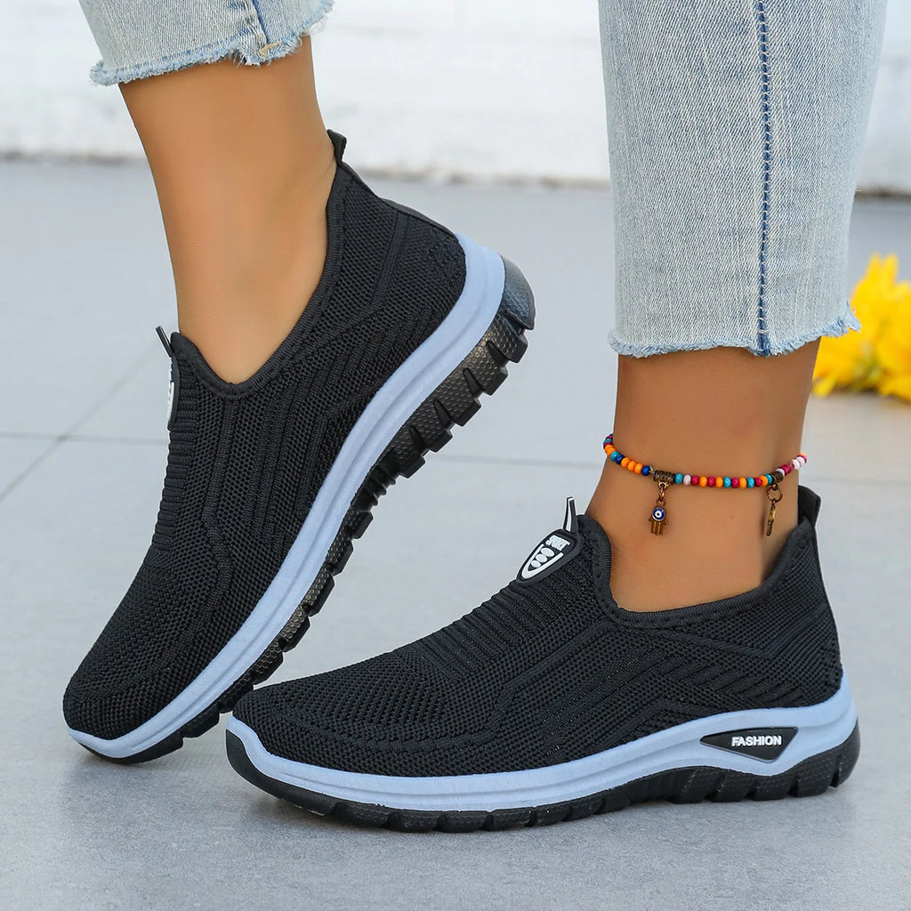 Women's Breathable Slip-On Shoes Soft Bottom