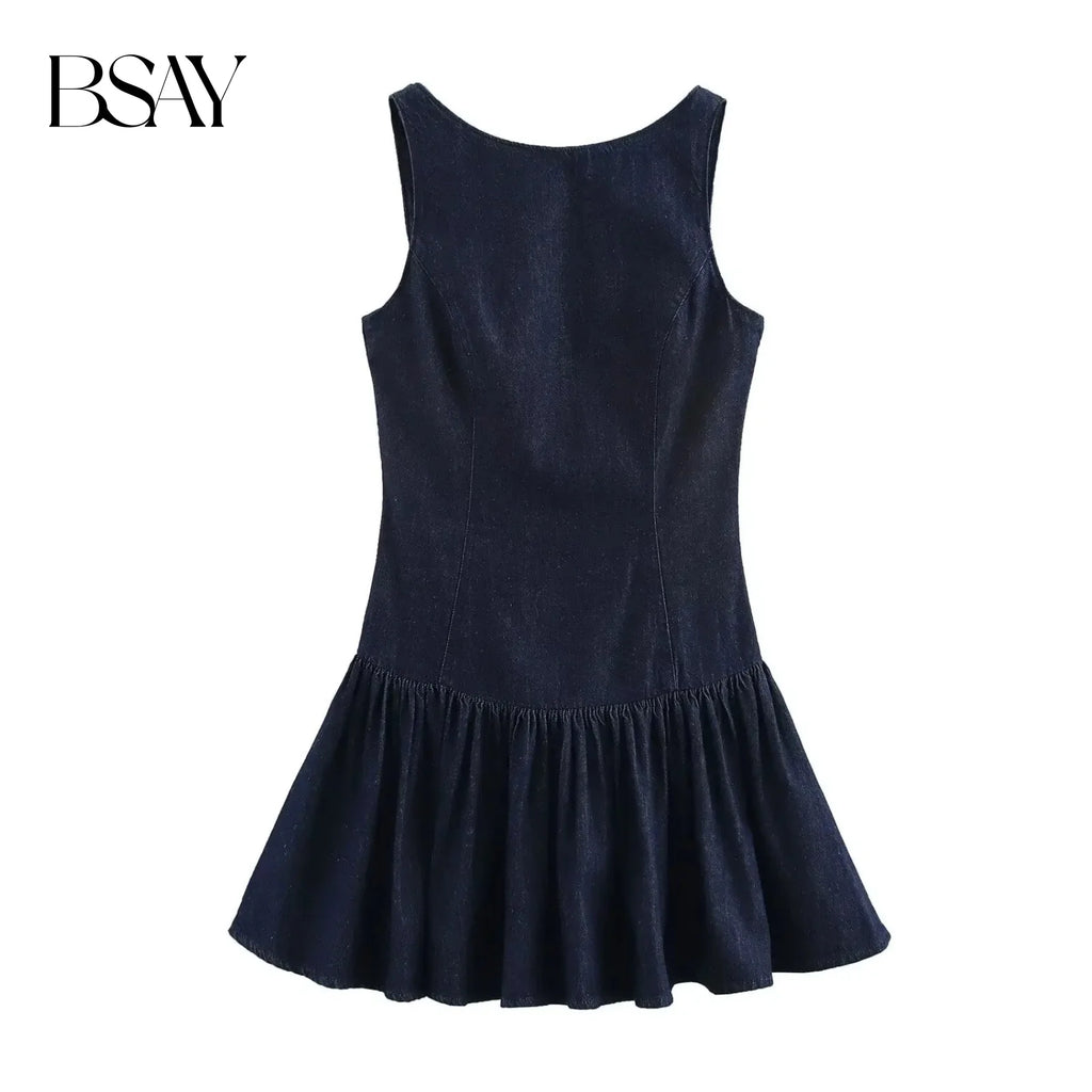 Denim Fashion Dress for Women