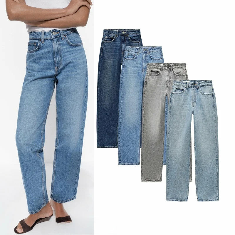 High Waist Loose Comfortable Women's Jeans