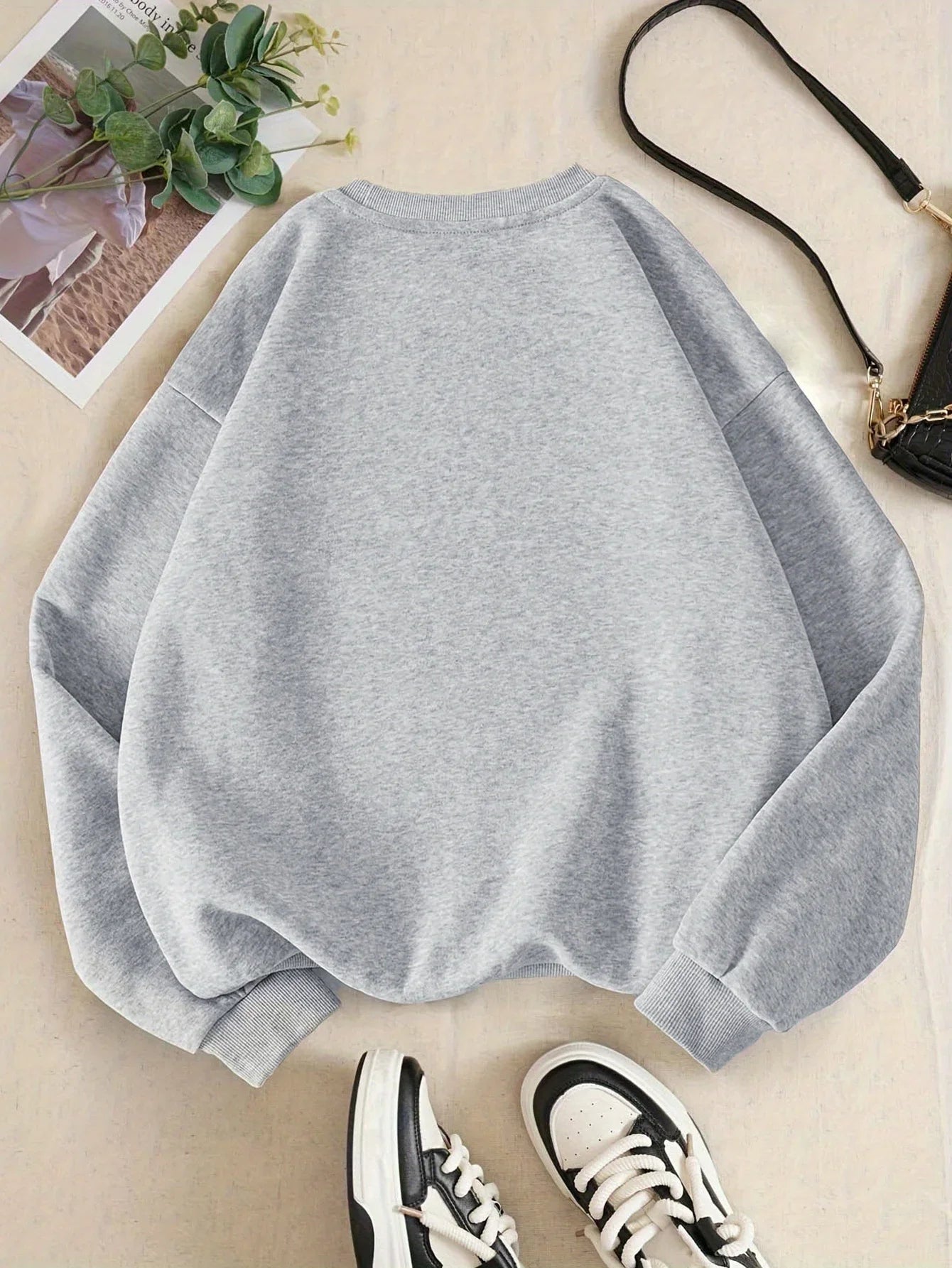 Women's Casual USA Print Pullover Sweatshirt
