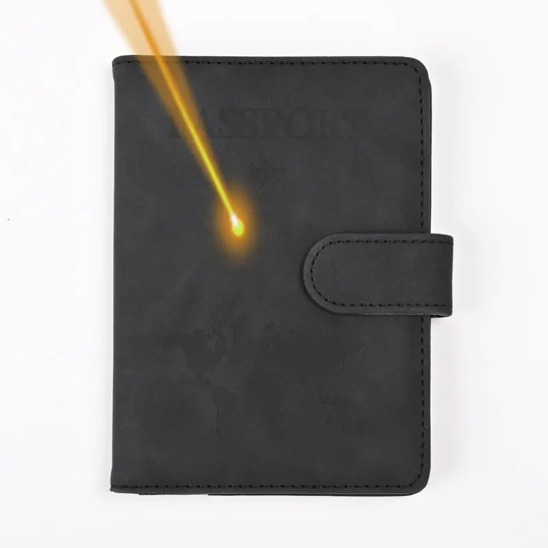 Monogrammed Engraved Name Passport Cover