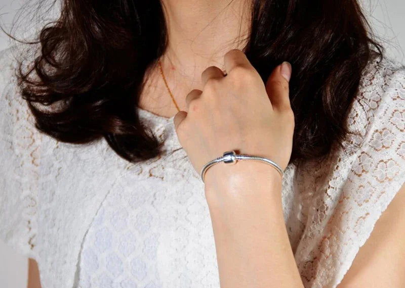Women's 925 Sterling Silver Charm Bracelet