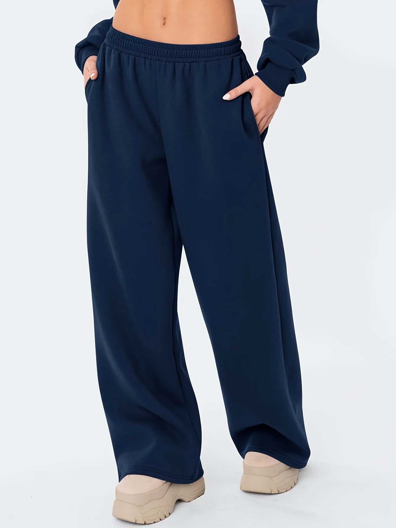 Women's wide-leg casual  loose fit pants