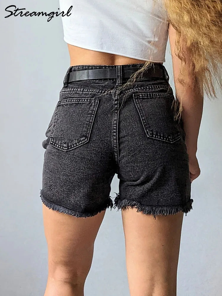 Women's Denim Shorts High Waist