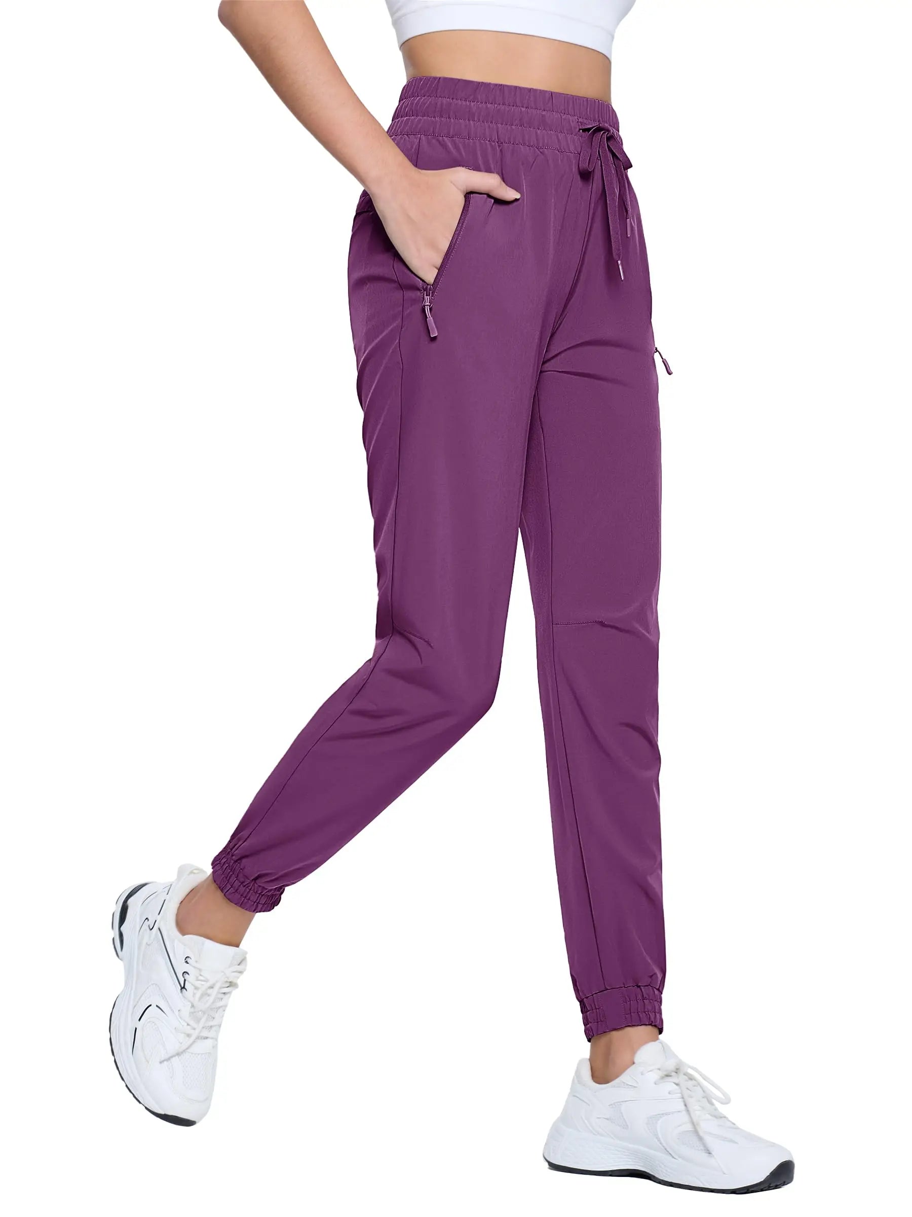 Women's Quick Dry Hiking Pants, Drawstring Waist