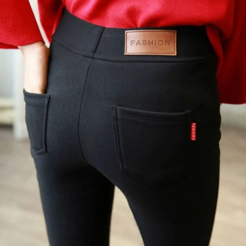 Women's Stretch, Black Pencil Pants