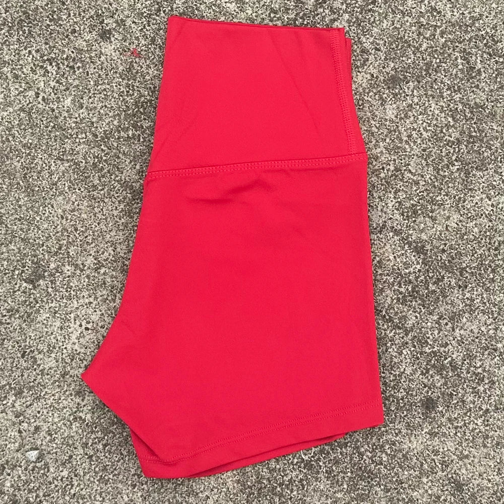 Women Sports Shorts High Waist Slim Fit