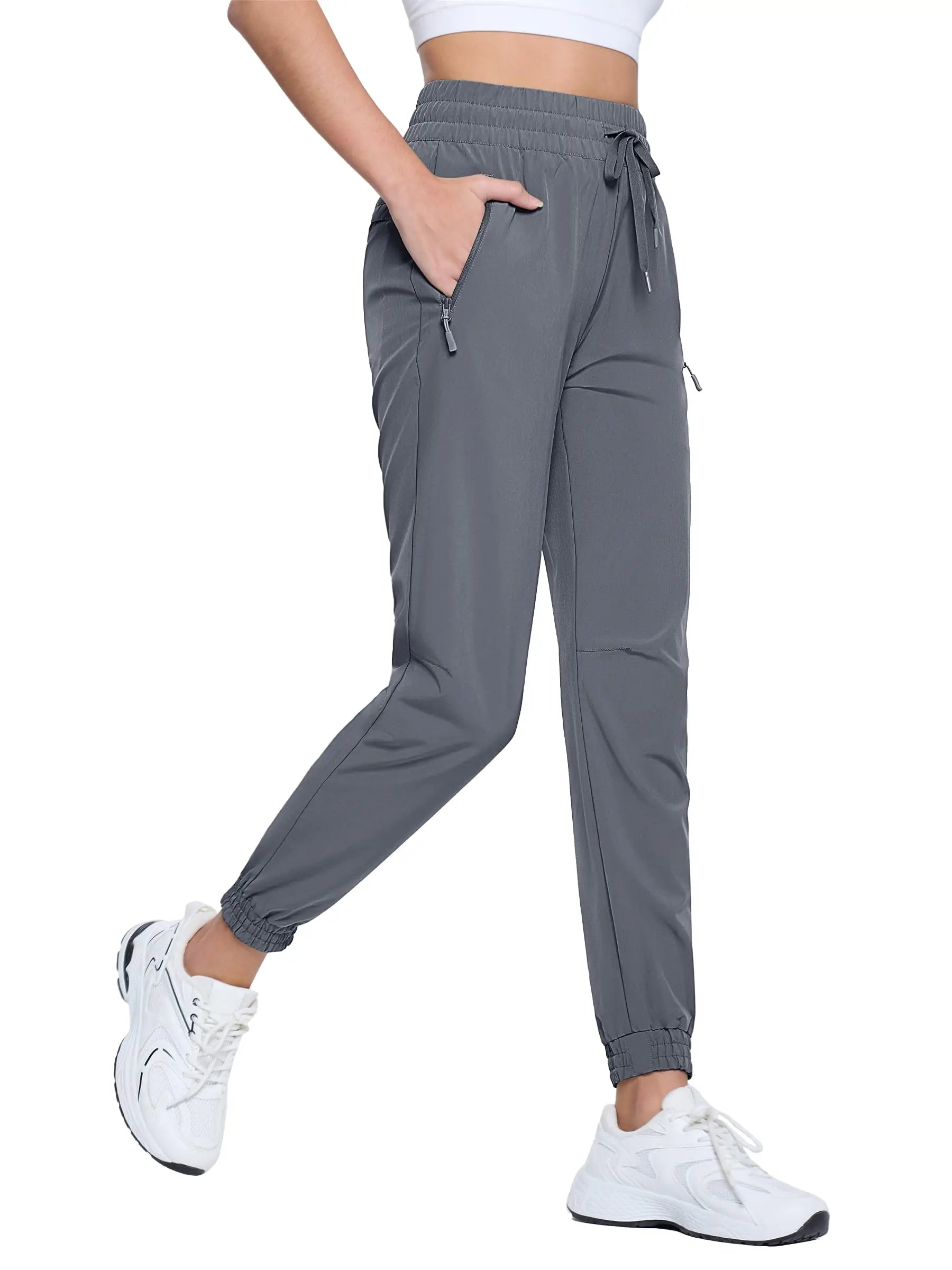 Women's Quick Dry Hiking Pants, Drawstring Waist