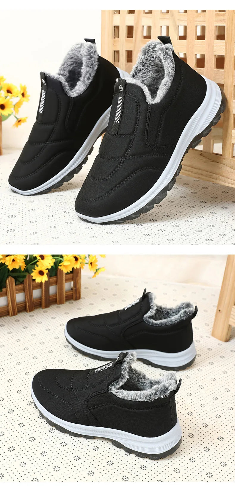 Winter Women Boots Outdoor Snow Boots Warm Lightweight Cotton Boot Non-Slip