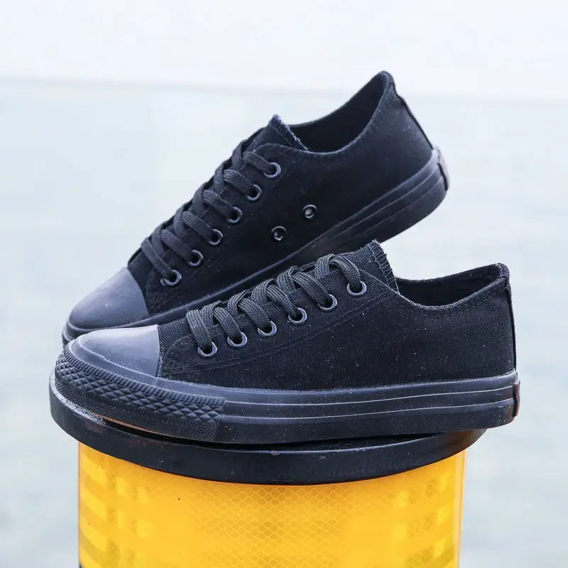 Women's Canvas Shoes Low-Top Flat Bottom