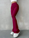 High Waisted Flared Women's Pants