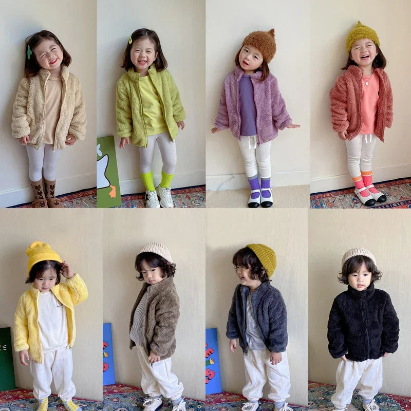 Kids Winter Coat – Warm Fleece Jacket