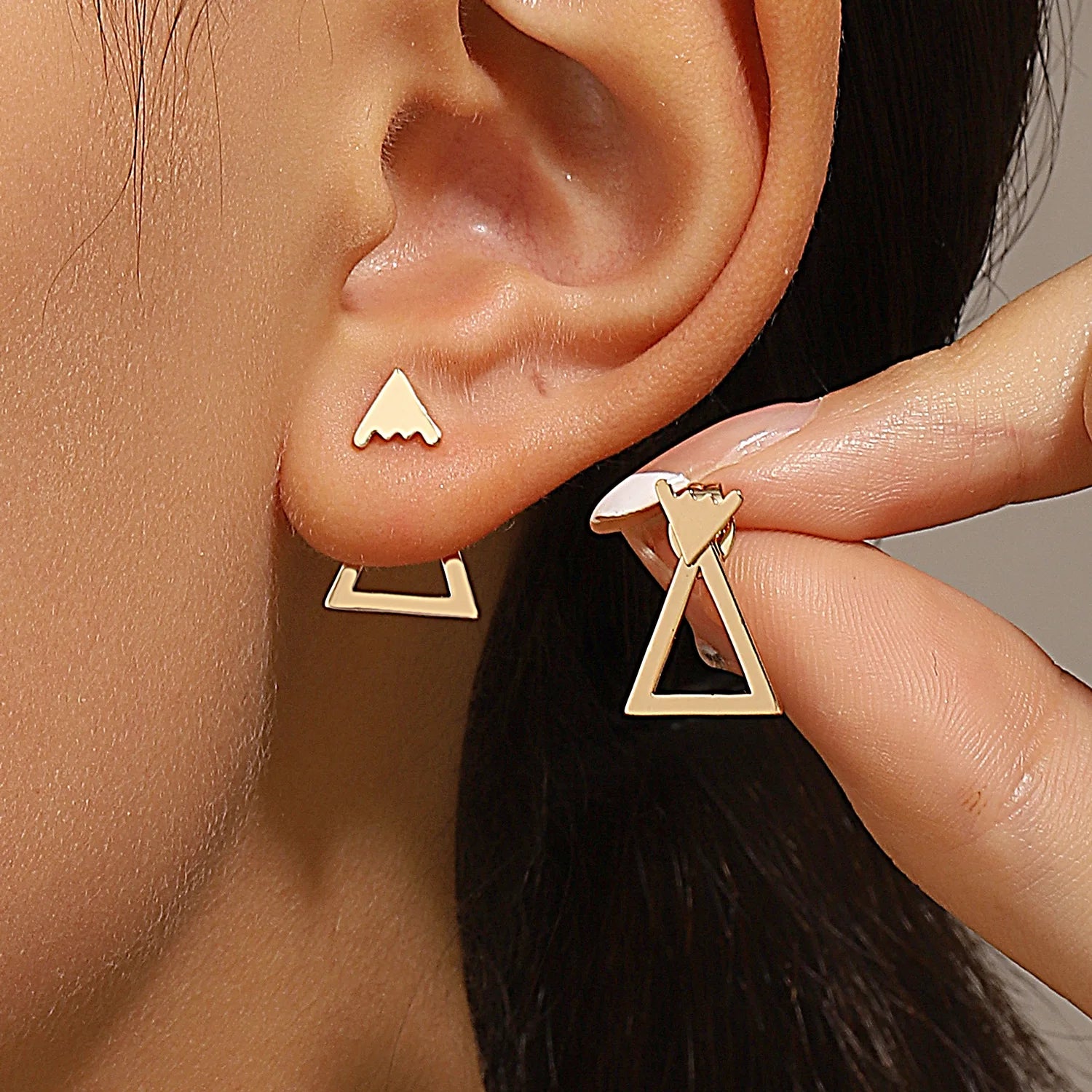 Women's Retro Square Detachable Triangles