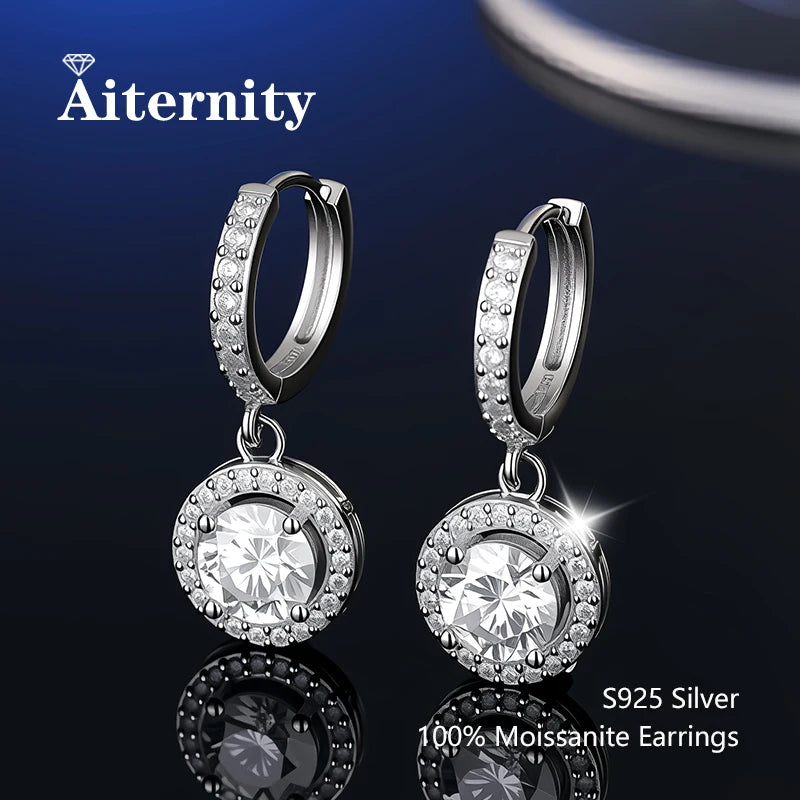 Moissanite Stud Earrings for Women